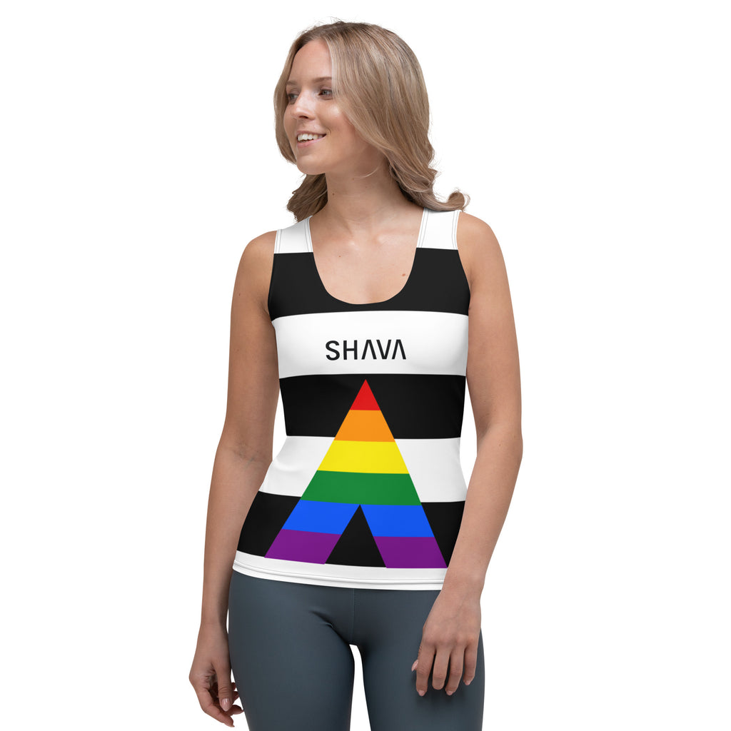 Straight Ally Flag LGBTQ Sublimation Cut & Sew Women’s Tank Top SHAVA