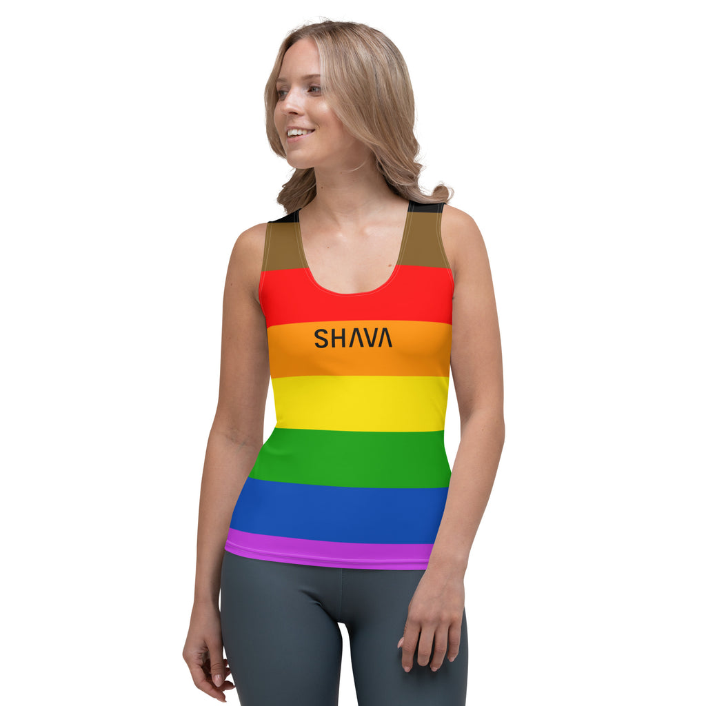 Philadelphia Flag LGBTQ Sublimation Cut & Sew Women’s Tank Top SHAVA