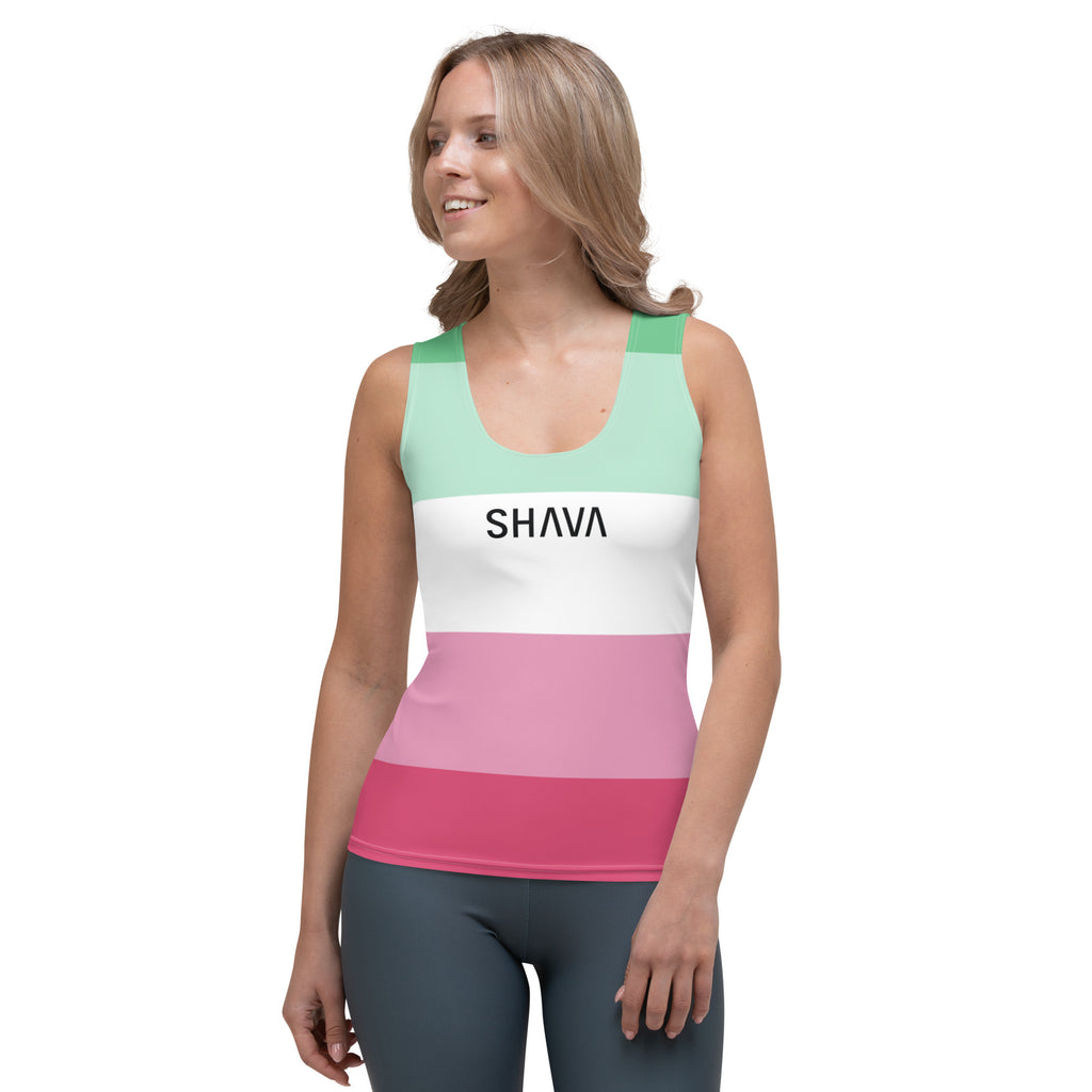 Abrosexual Flag LGBTQ Sublimation Cut & Sew Women’s Tank Top SHAVA