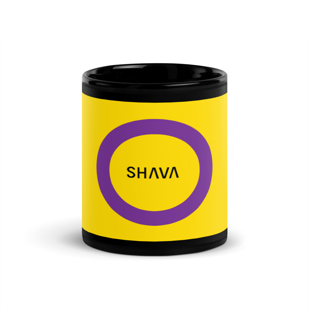 Intersexual Flag LGBTQ Black Glossy 15oz Coffee Mug SHAVA CO