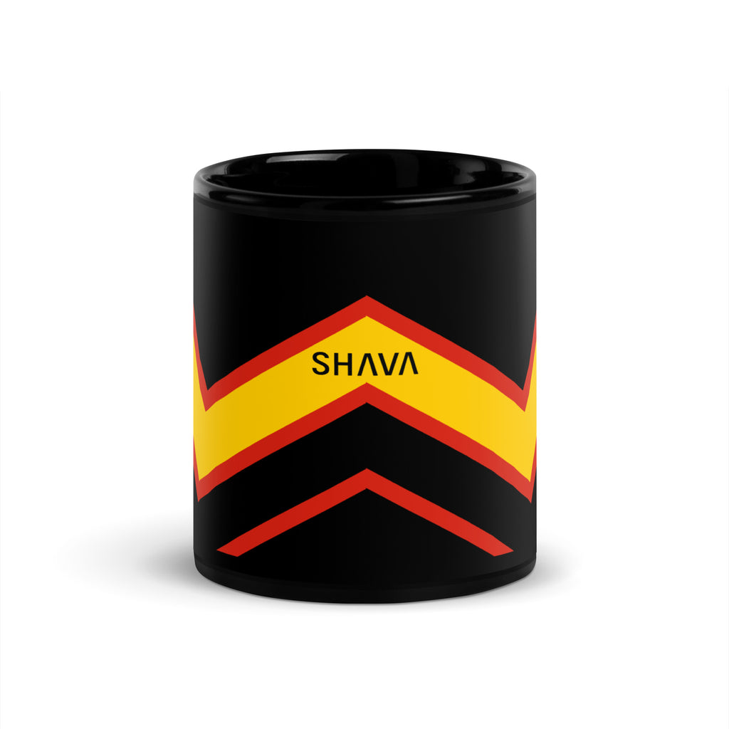 Rubber Flag LGBTQ Black Glossy 15oz Coffee Mug SHAVA CO