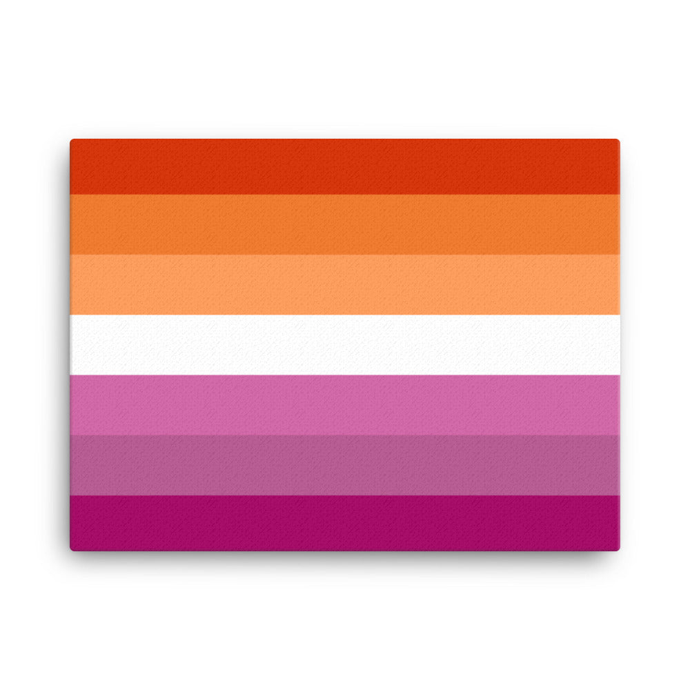 Lesbian Flag LGBTQ Canvas SHAVA