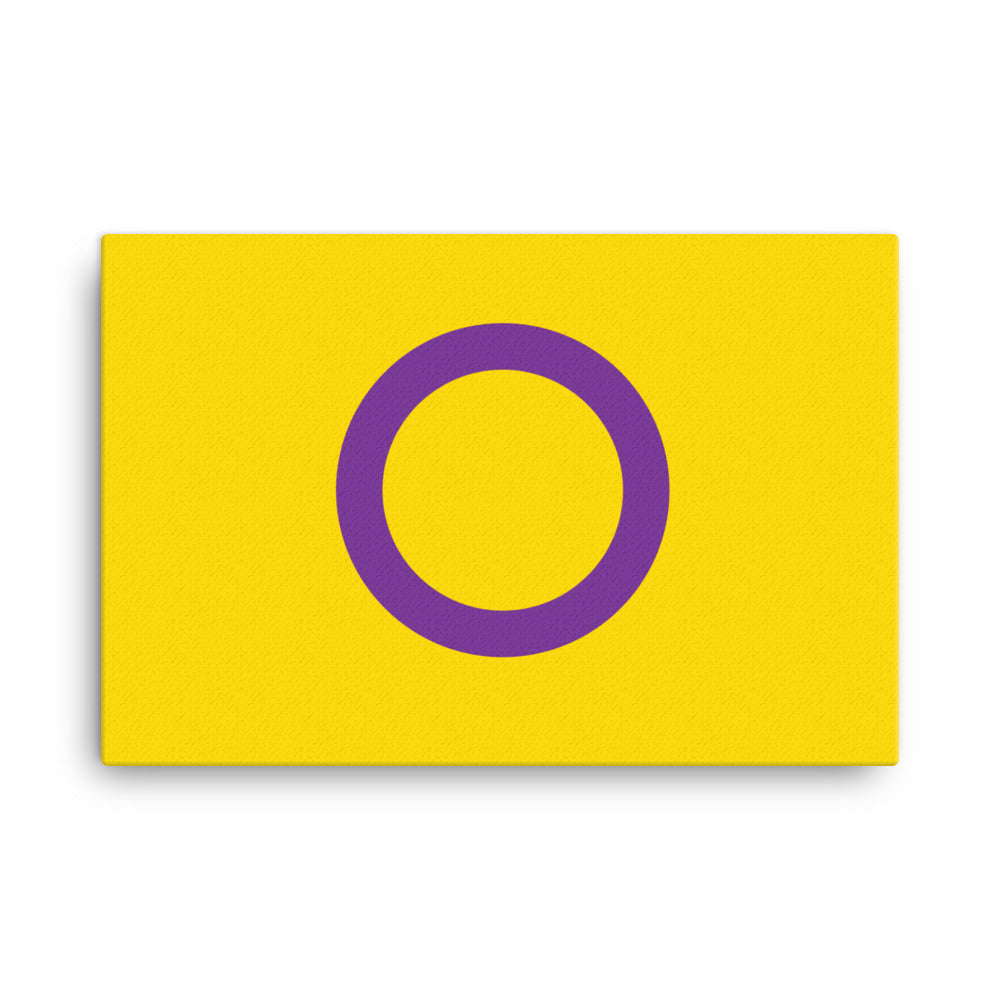 Intersexual Flag LGBTQ Canvas SHAVA