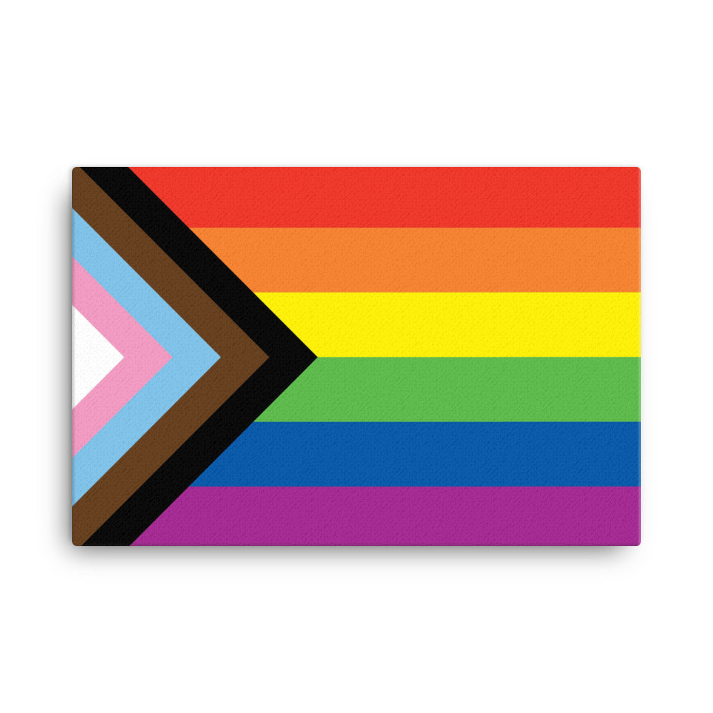 Progress Flag LGBTQ Canvas SHAVA