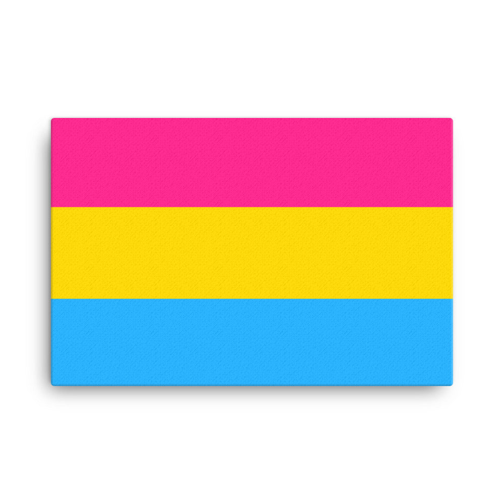 Pansexual Flag LGBTQ Canvas SHAVA