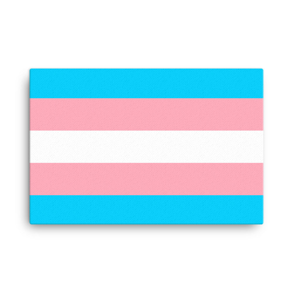 Transgender Flag LGBTQ Canvas SHAVA