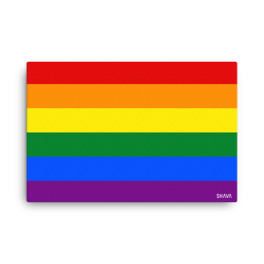 Rainbow Flag LGBTQ Canvas SHAVA