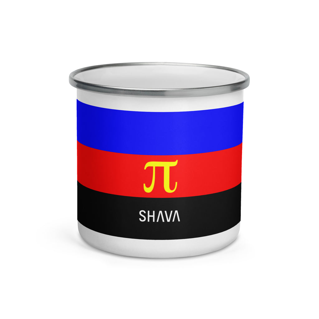 Polyamory Flag LGBTQ Enamel Coffee Mug SHAVA