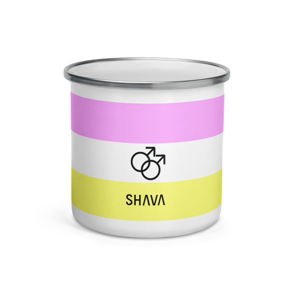 Twink Flag LGBTQ Enamel Coffee Mug SHAVA