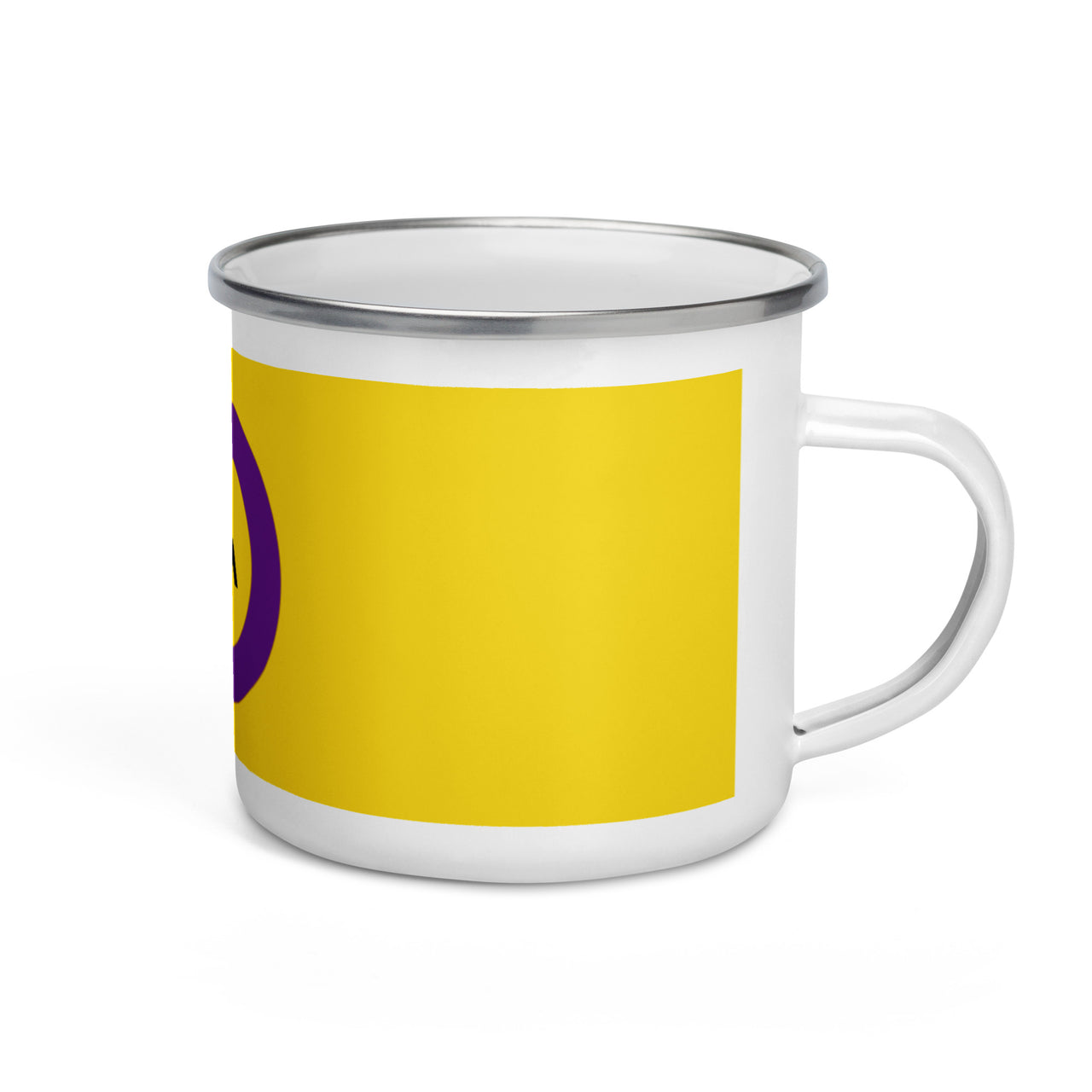 Intersexual Flag LGBTQ Enamel Coffee Mug SHAVA CO
