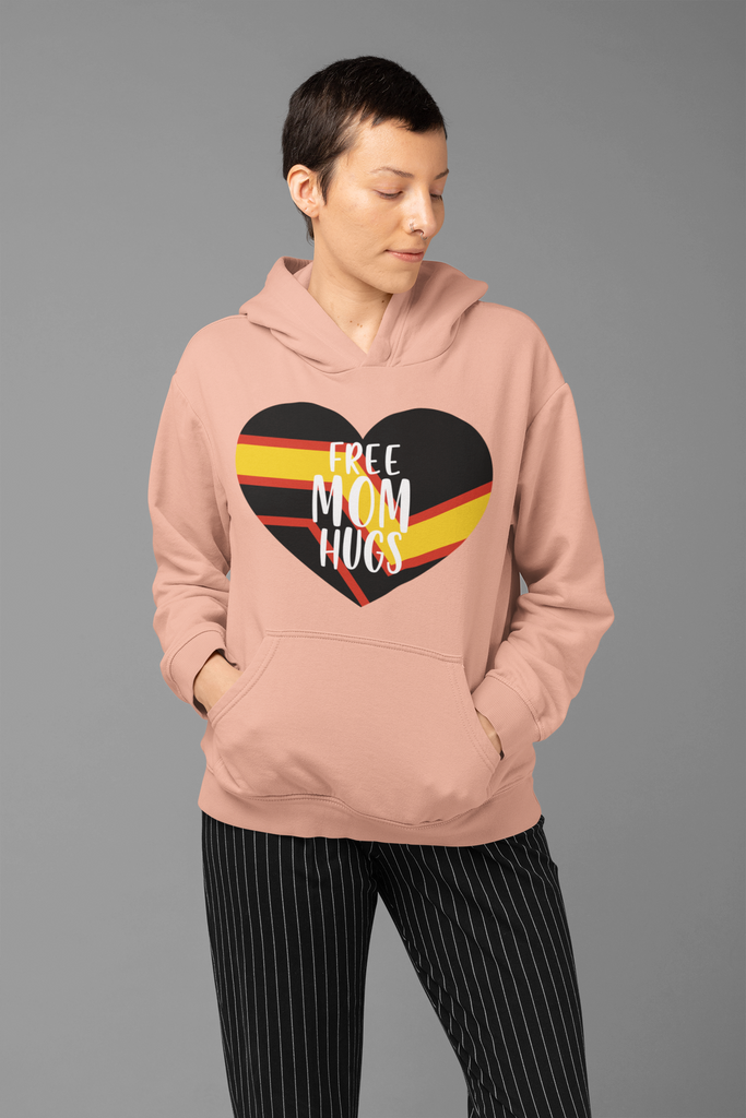 Rubber Flag Mother's Day Unisex Premium Pullover Hoodie - Free Mom Hug Printify