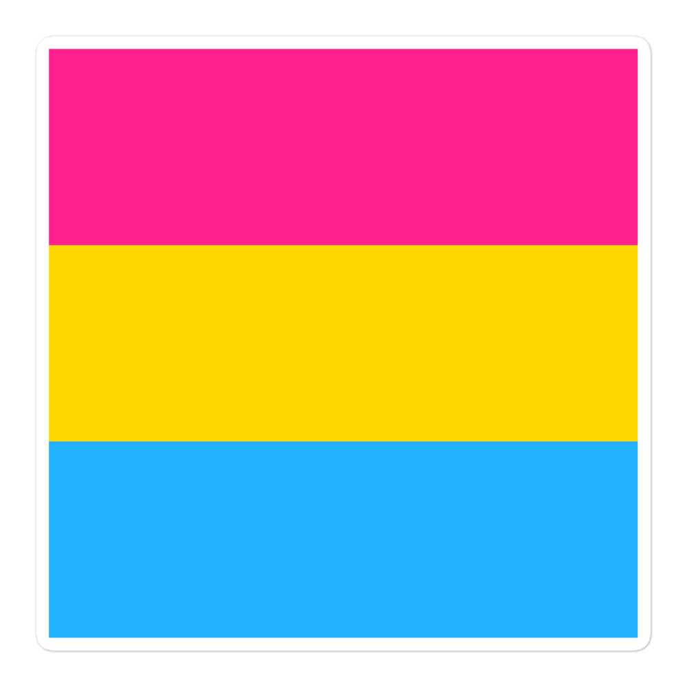 Pansexual Flag LGBTQ Sticker SHAVA CO