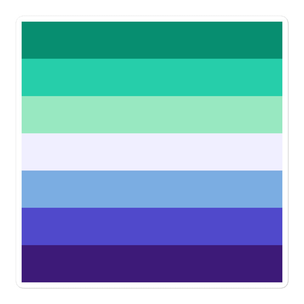 Gay Flag LGBTQ Sticker SHAVA CO