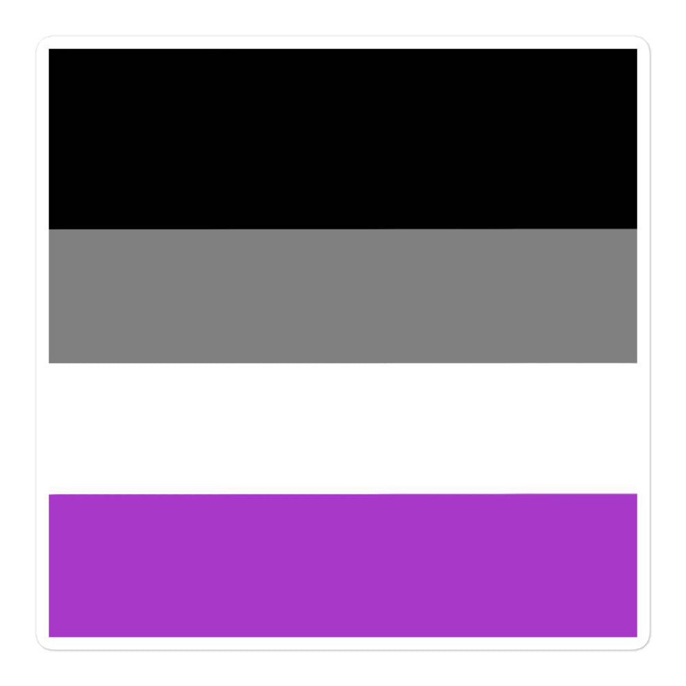 Asexual Flag LGBTQ Sticker SHAVA CO