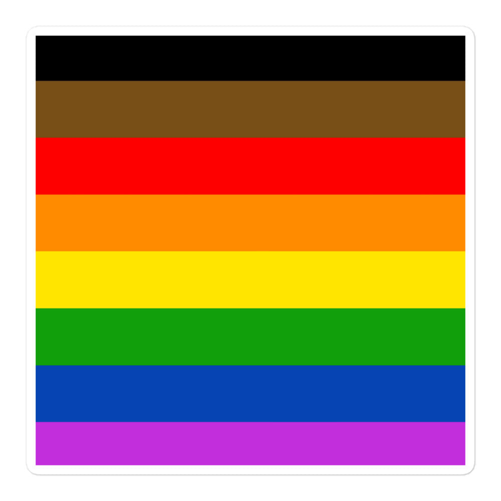 Philadelphia Flag LGBTQ Sticker SHAVA