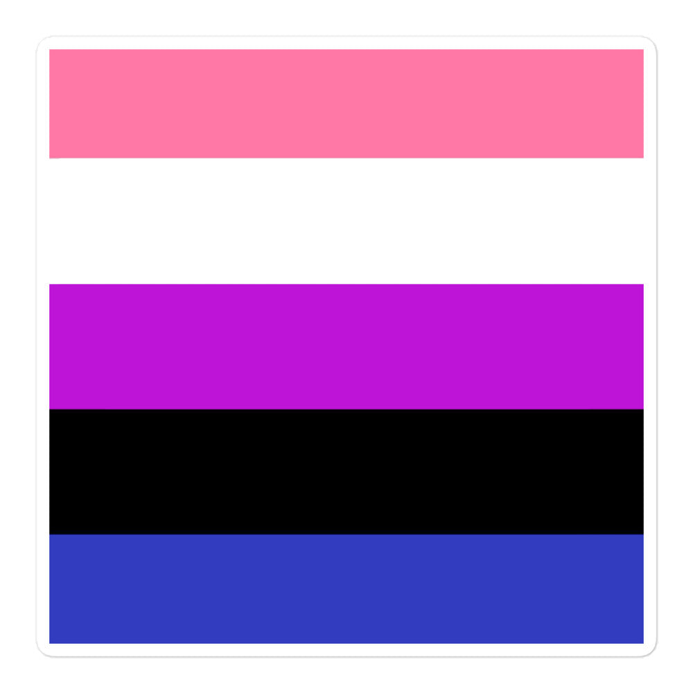 Genderfluid Flag LGBTQ Sticker SHAVA