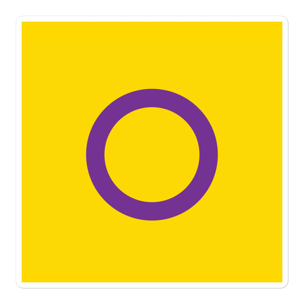 Intersexual Flag LGBTQ Sticker SHAVA CO