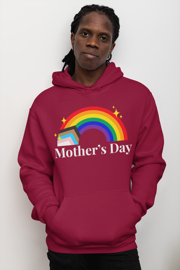 Progress Flag Mother's Day Unisex Premium Pullover Hoodie - Mother's Day Printify