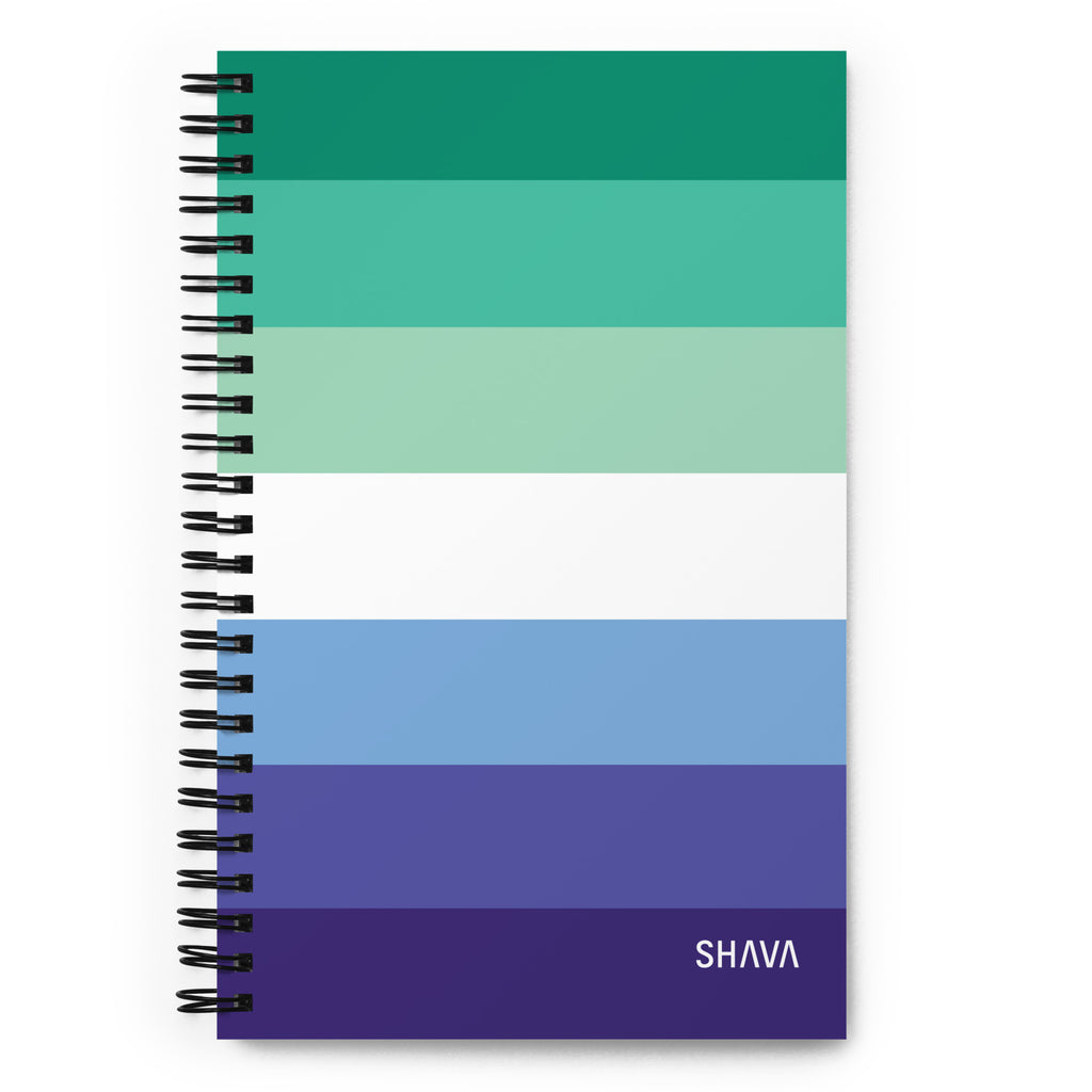 Gay Flag LGBTQ Spiral Notebook SHAVA CO