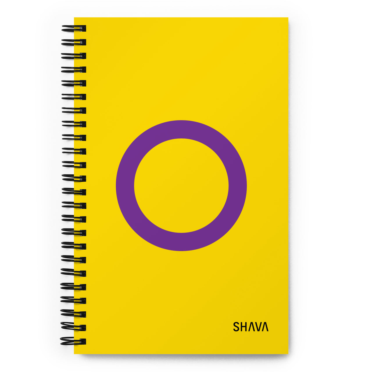 Intersexual Flag LGBTQ Spiral Notebook SHAVA CO