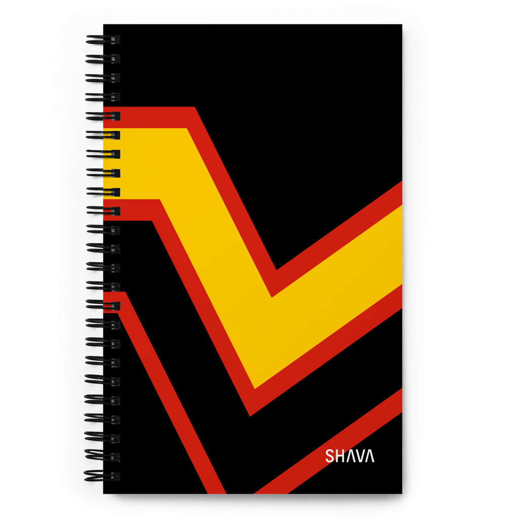 Rubber Flag LGBTQ Spiral Notebook SHAVA
