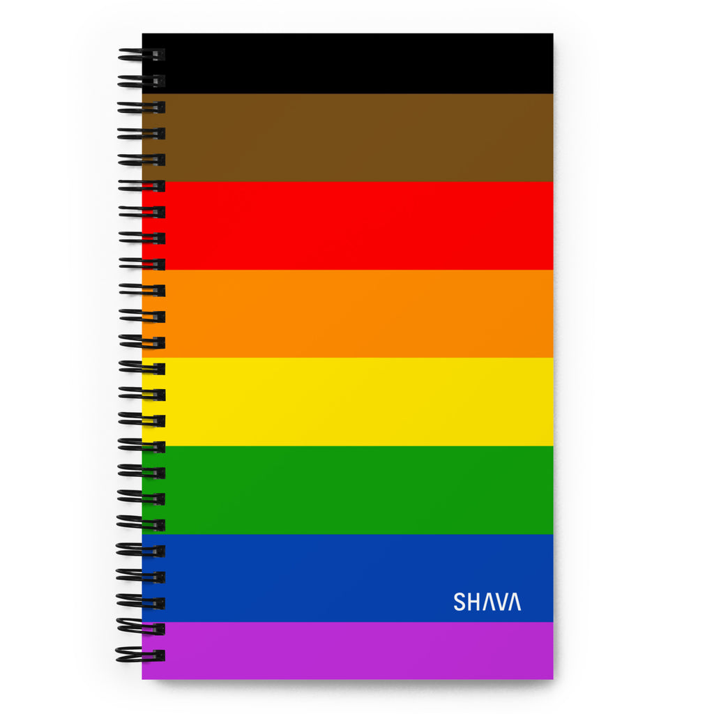 Philadelphia Flag LGBTQ Spiral Notebook SHAVA