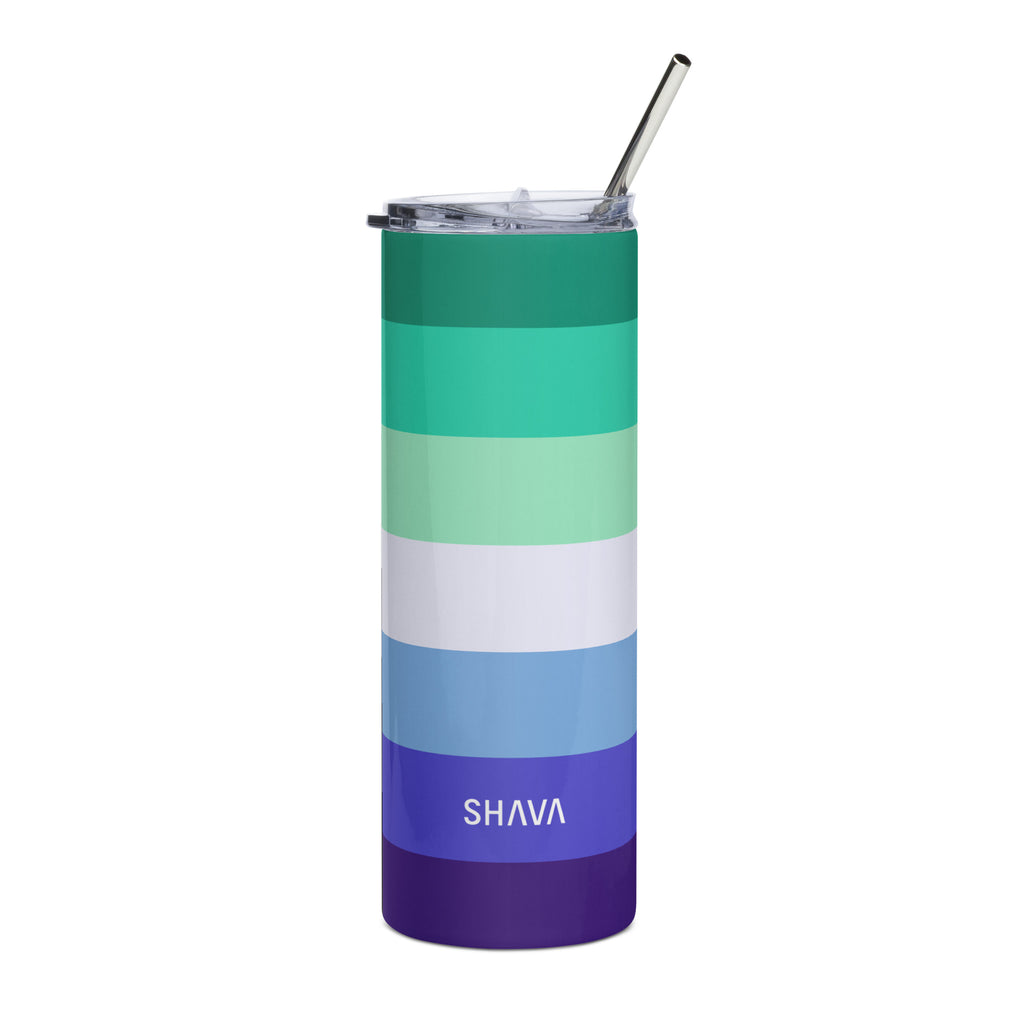 Gay Flag LGBTQ Stainless Steel Tumbler SHAVA CO