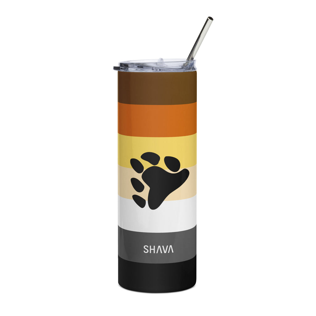 Bear Flag LGBTQ Stainless Steel Tumbler SHAVA