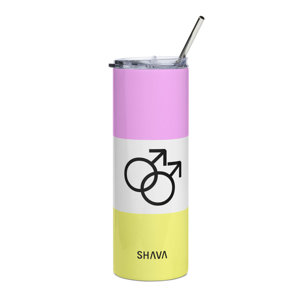 Twink Flag LGBTQ Stainless Steel Tumbler SHAVA