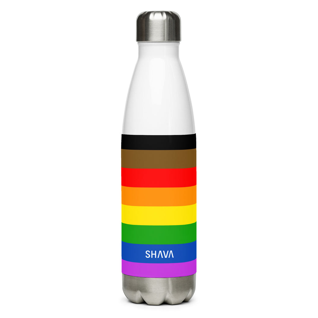 Philadelphia Flag LGBTQ Stainless Steel Water 17oz Bottle SHAVA