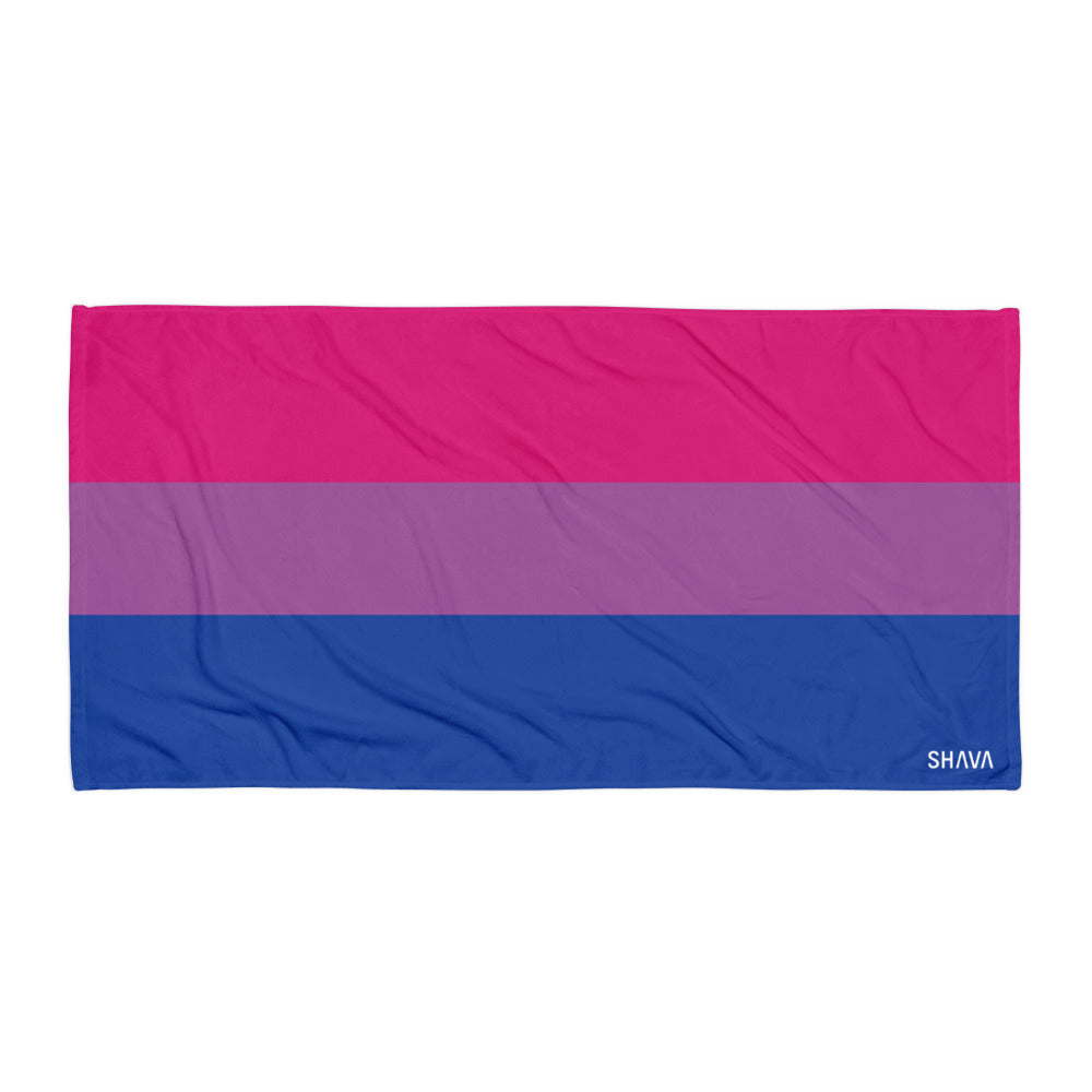 Bisexual Flag LGBTQ Towel SHAVA CO