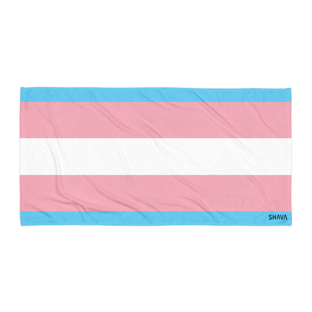 Transgender Flag LGBTQ Towel SHAVA CO