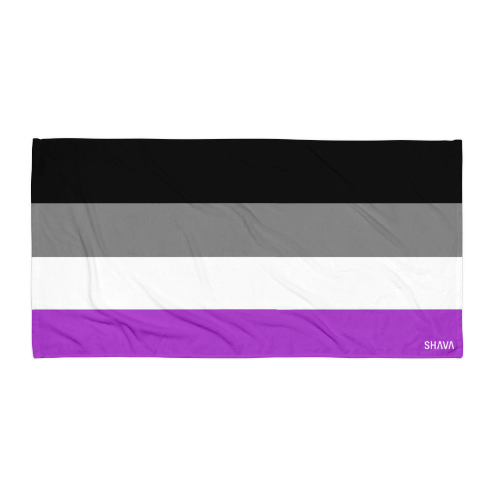 Asexual Flag LGBTQ Towel SHAVA CO