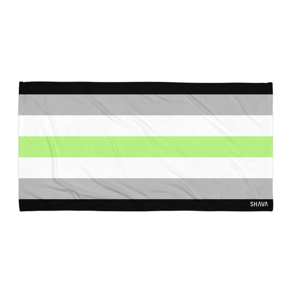 Agender Flag LGBTQ Towel SHAVA