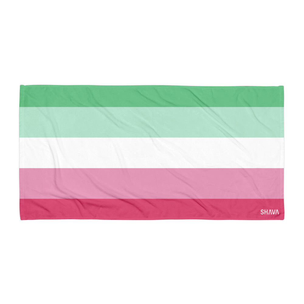 Abrosexual Flag LGBTQ Towel SHAVA