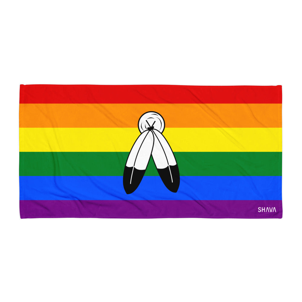 Two Spirit Flag LGBTQ Towel SHAVA