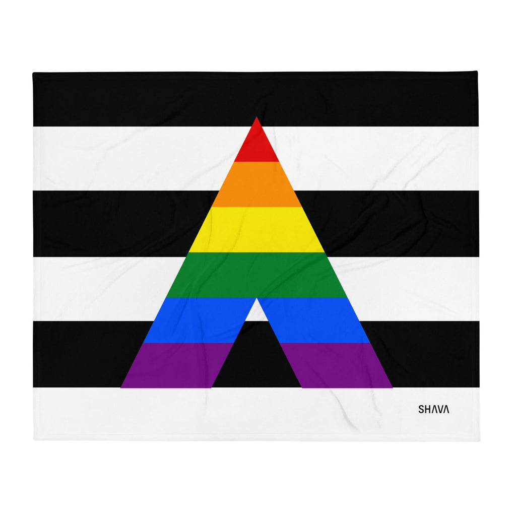 Straight Ally Flag LGBTQ Blanket SHAVA