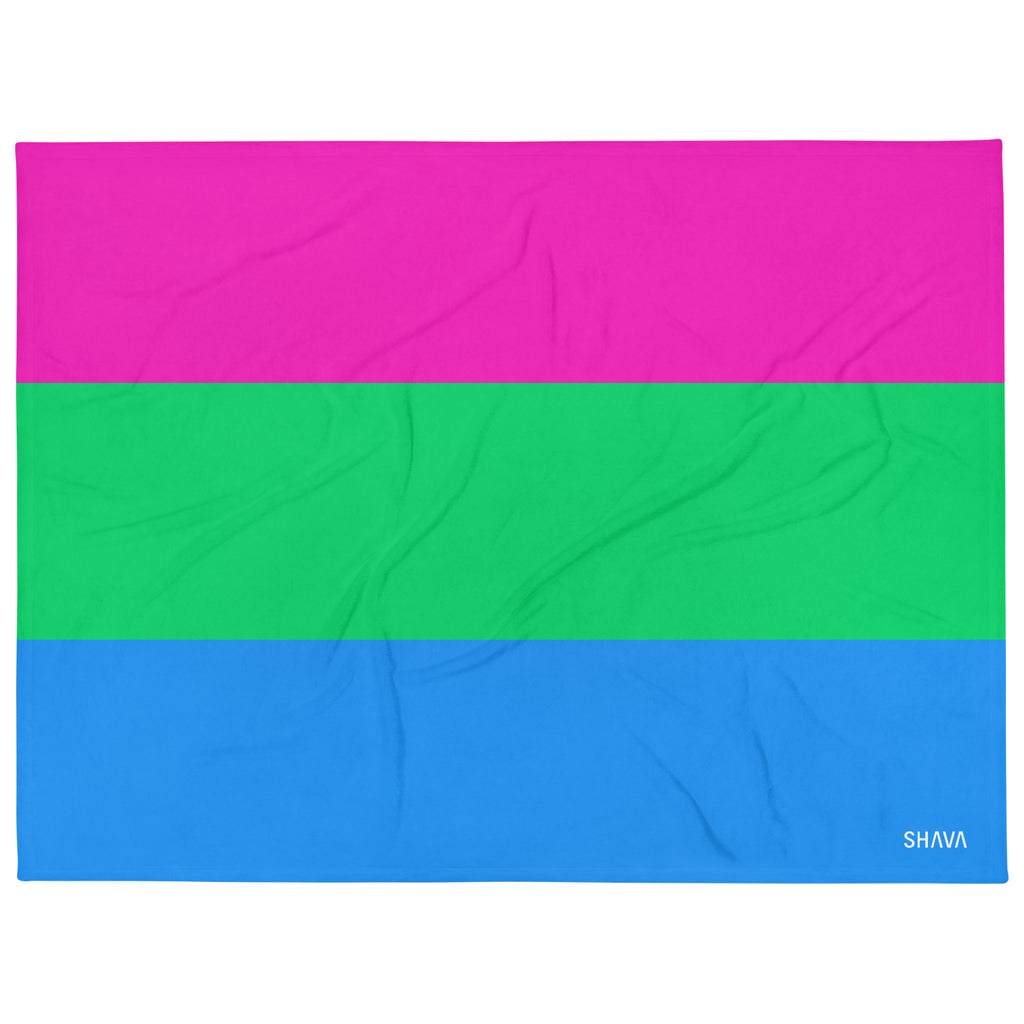 Polysexual Flag LGBTQ Blanket SHAVA