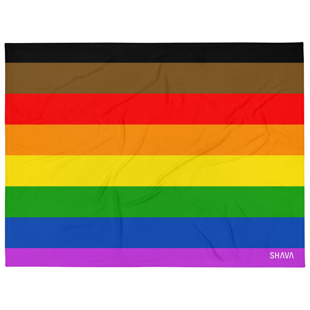 Philadelphia Flag LGBTQ Blanket SHAVA