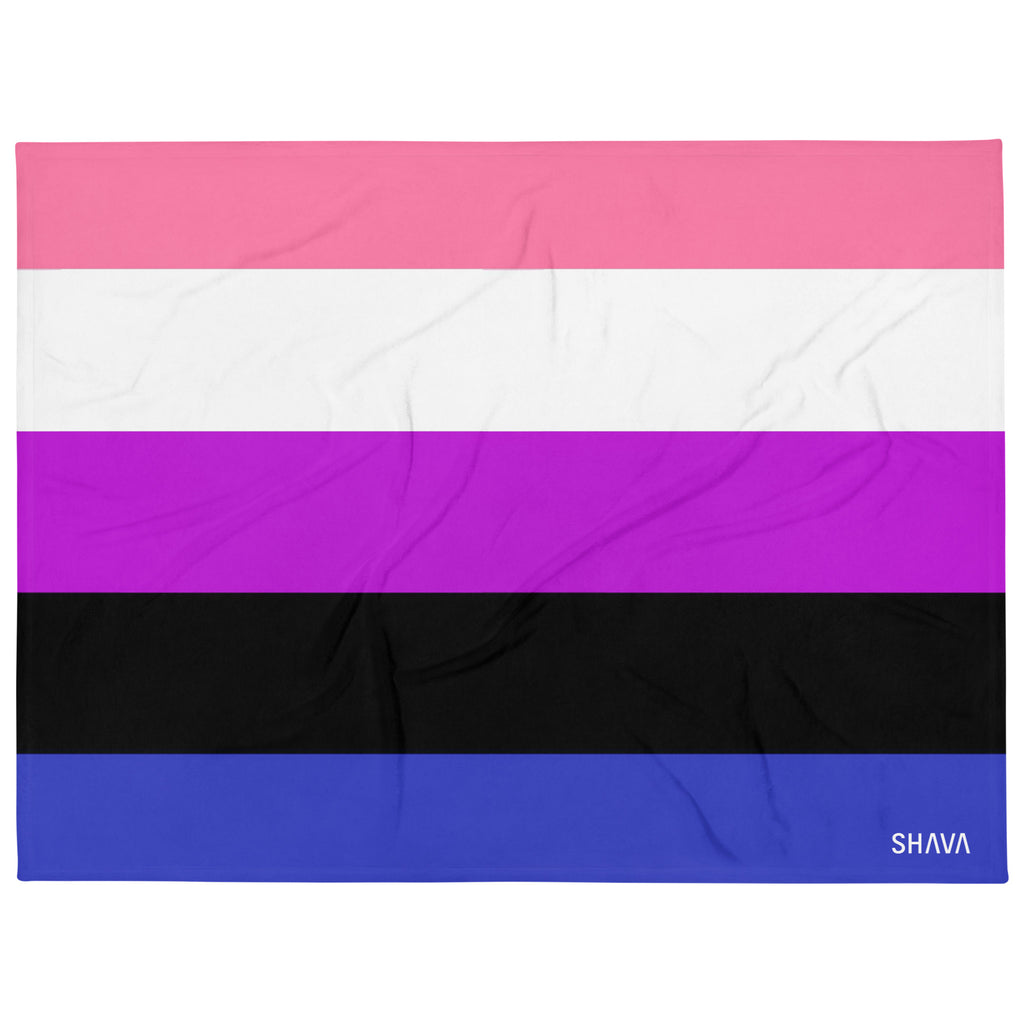 Genderfluid Flag LGBTQ Blanket SHAVA