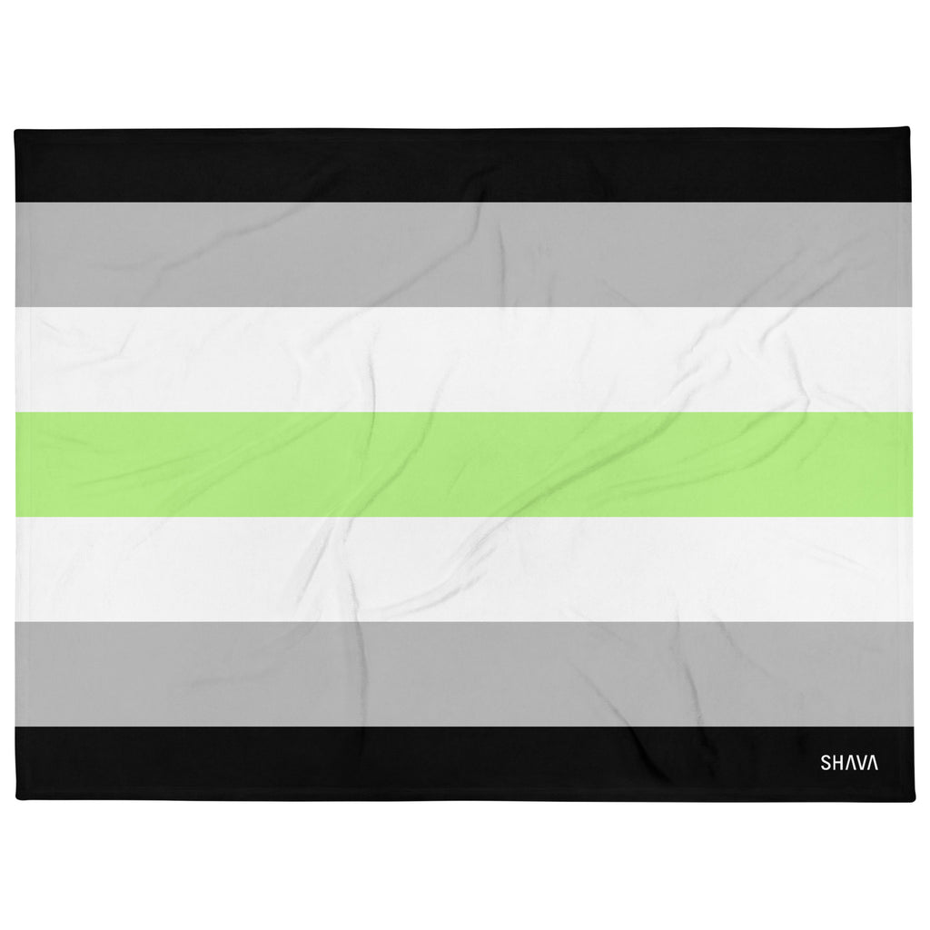 Agender Flag LGBTQ Blanket SHAVA