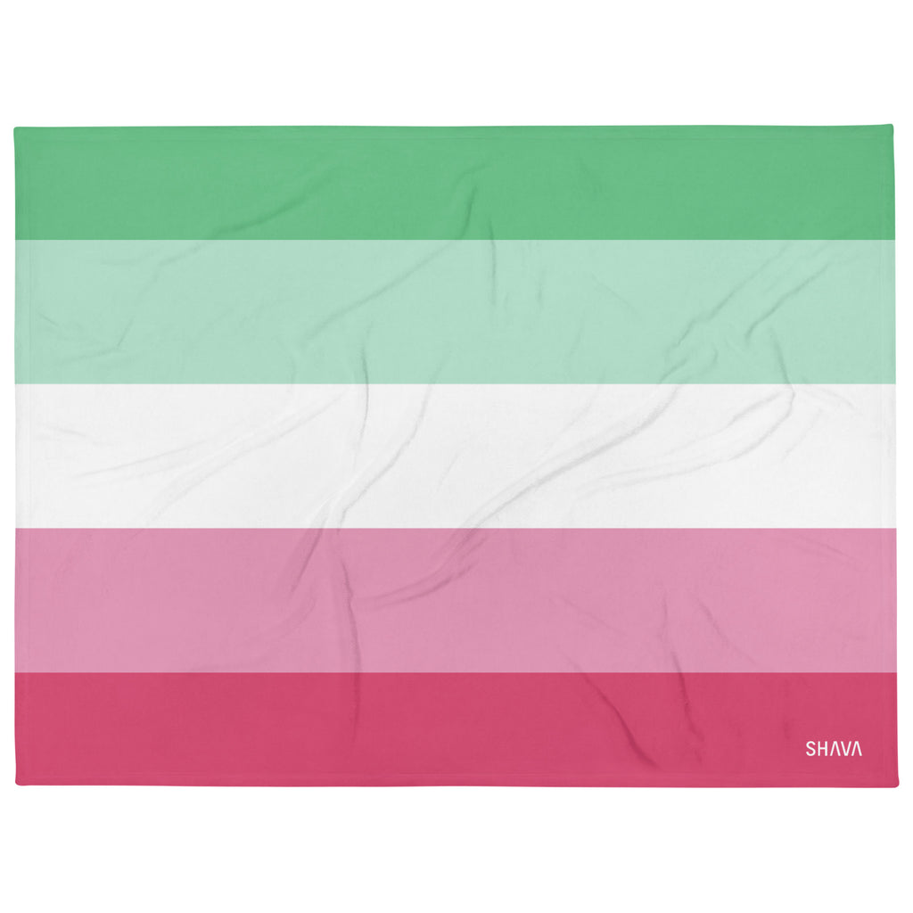 Abrosexual Flag LGBTQ Blanket SHAVA