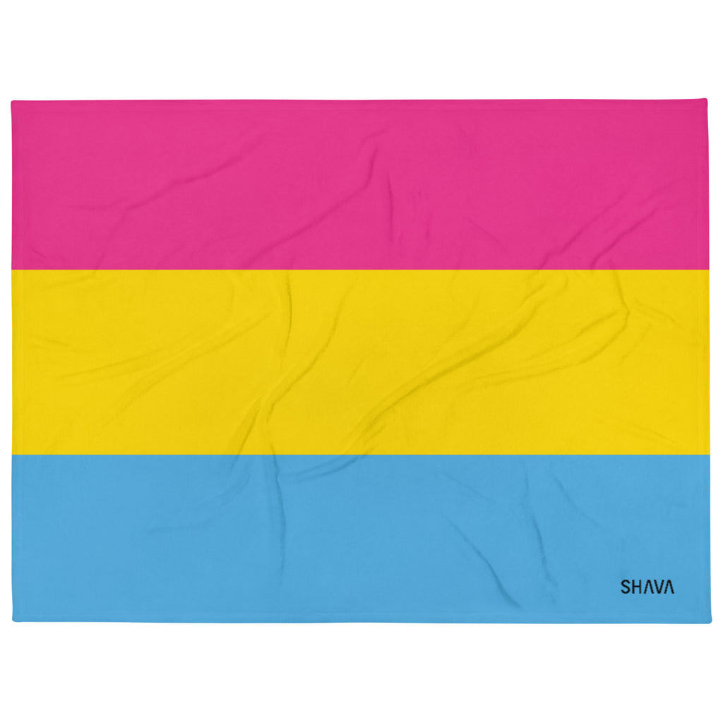 Pansexual Flag LGBTQ Blanket SHAVA CO