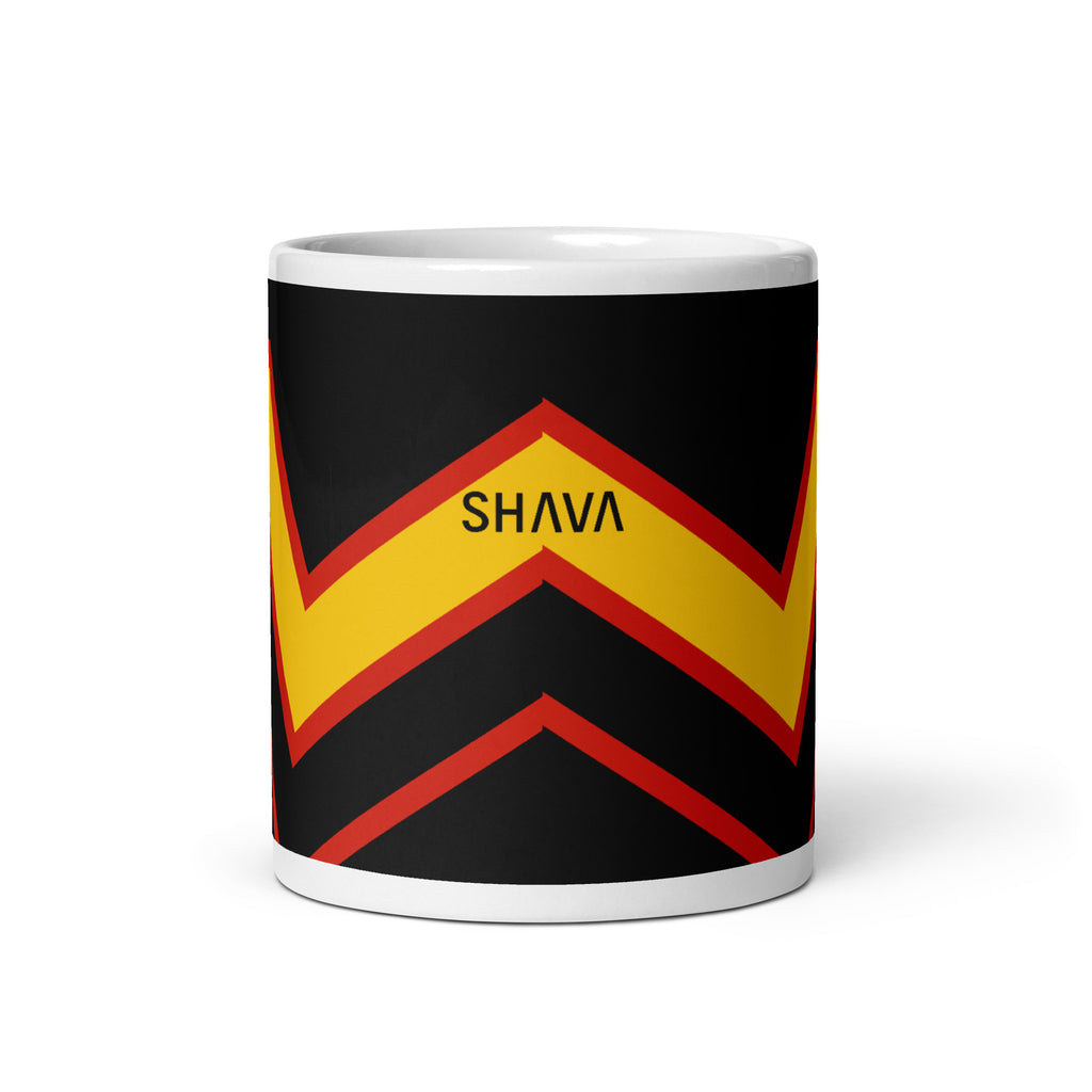 Rubber Flag LGBTQ White Glossy 15oz Coffee Mug SHAVA