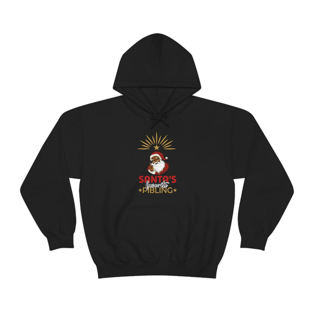 Christmas Custom Hoodie Unisex Custom Hoodie , Hooded Sweatshirt , SANTA’S FAVORITE Pibling Printify