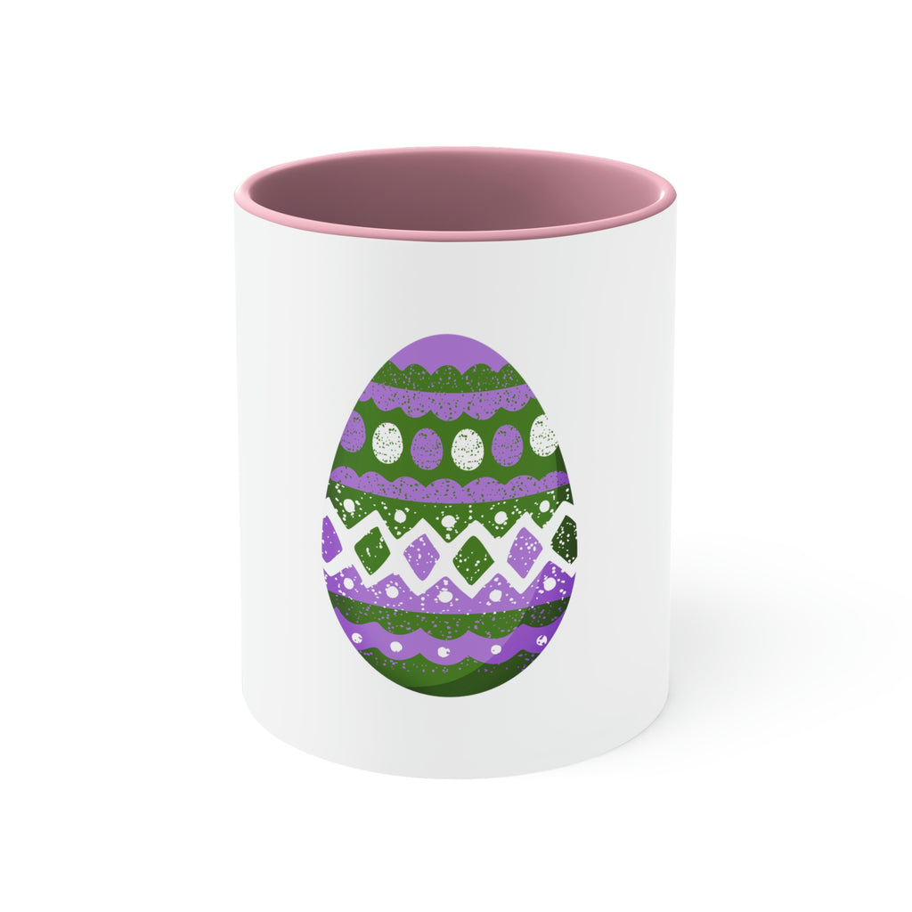 Genderqueer Flag Accent Coffee Mug Easter Festival - Easter Egg SHAVA