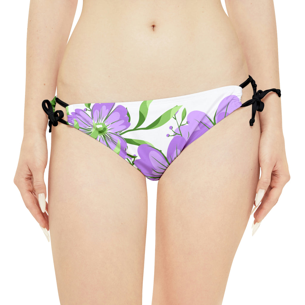 Genderqueer Pride Flag Loop Tie Side Bikini Bottom Printify