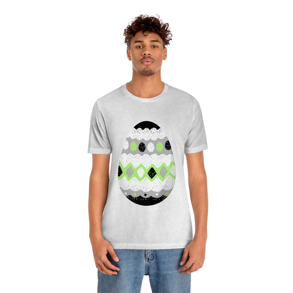 Agender Flag T-shirt Easter Festival Unisex Size - Egg SHAVA