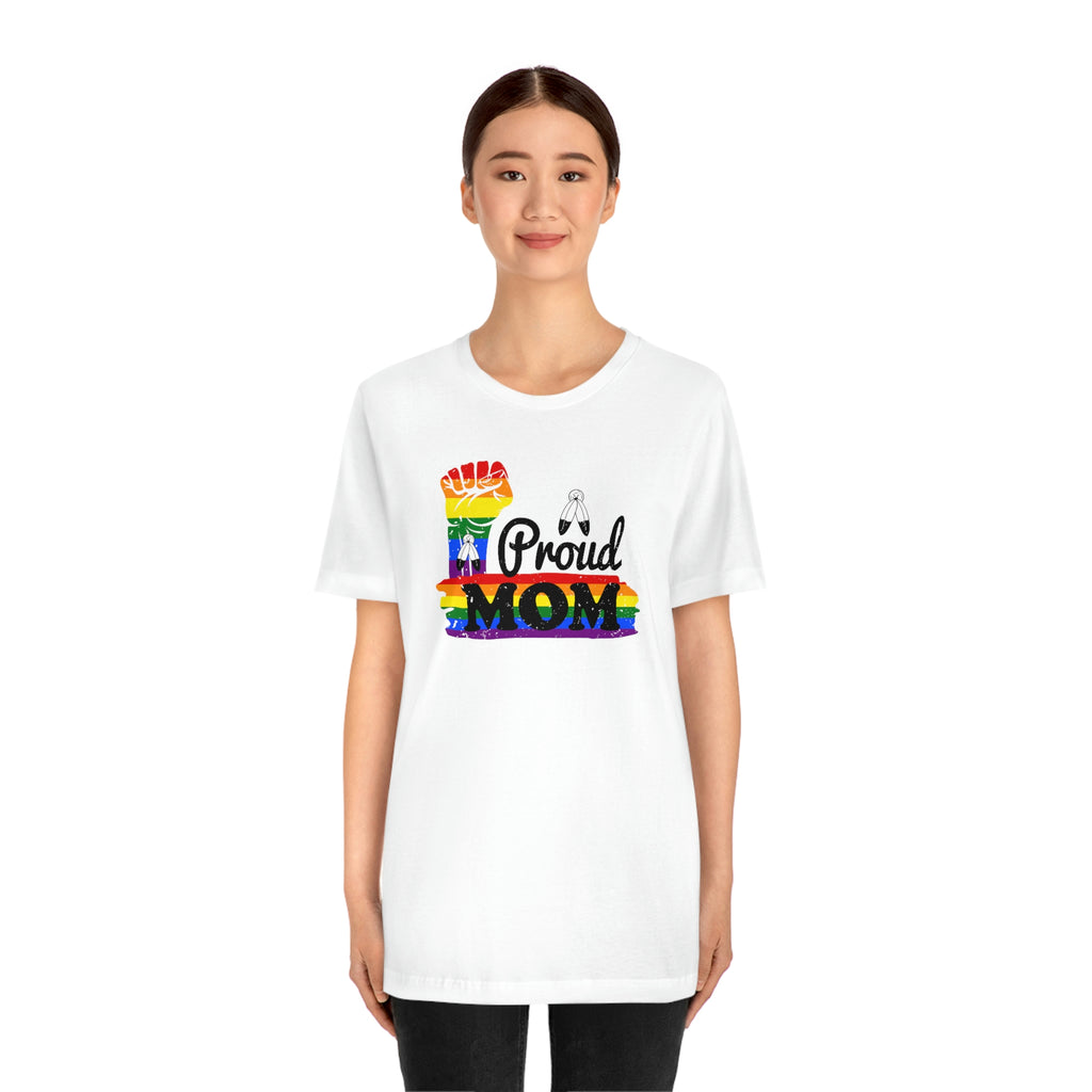 Two Spirit Pride Flag Mother's Day Unisex Short Sleeve Tee - Proud Mom SHAVA CO