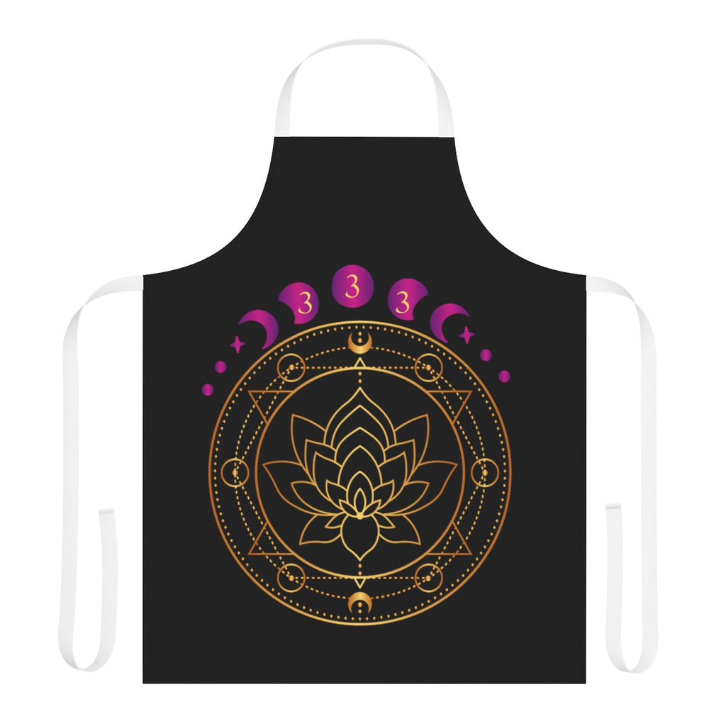 SAC Home & Livings Kitchen Accessories  / Apron (AOP) / Lotus Flower Printify